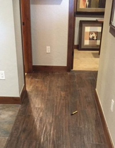 tile and vinyl floor