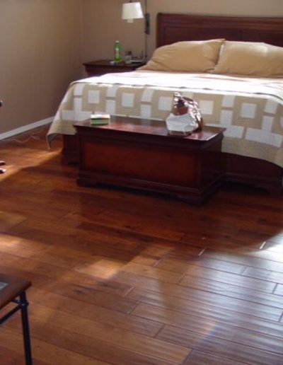 wood floor bedroom